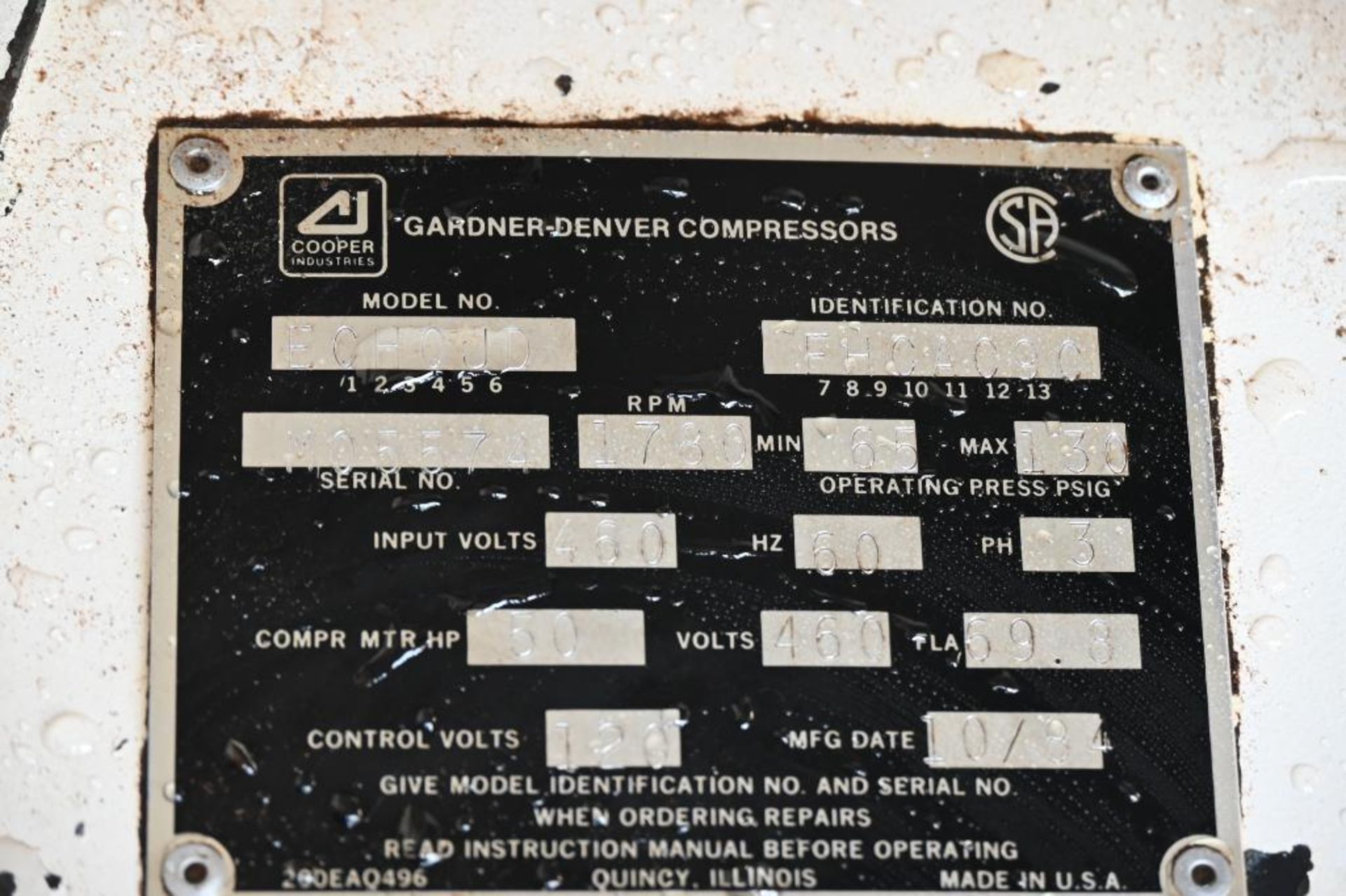 Gardner Denver Air Compressor - Image 13 of 32