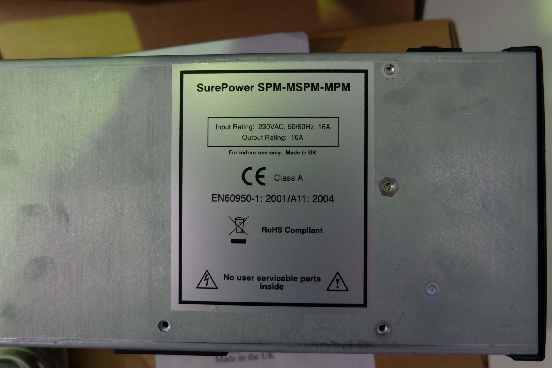8 x Sure Power -MSPM - 16 Power Packs With 16 Amp Circuit Breaker - Image 4 of 5