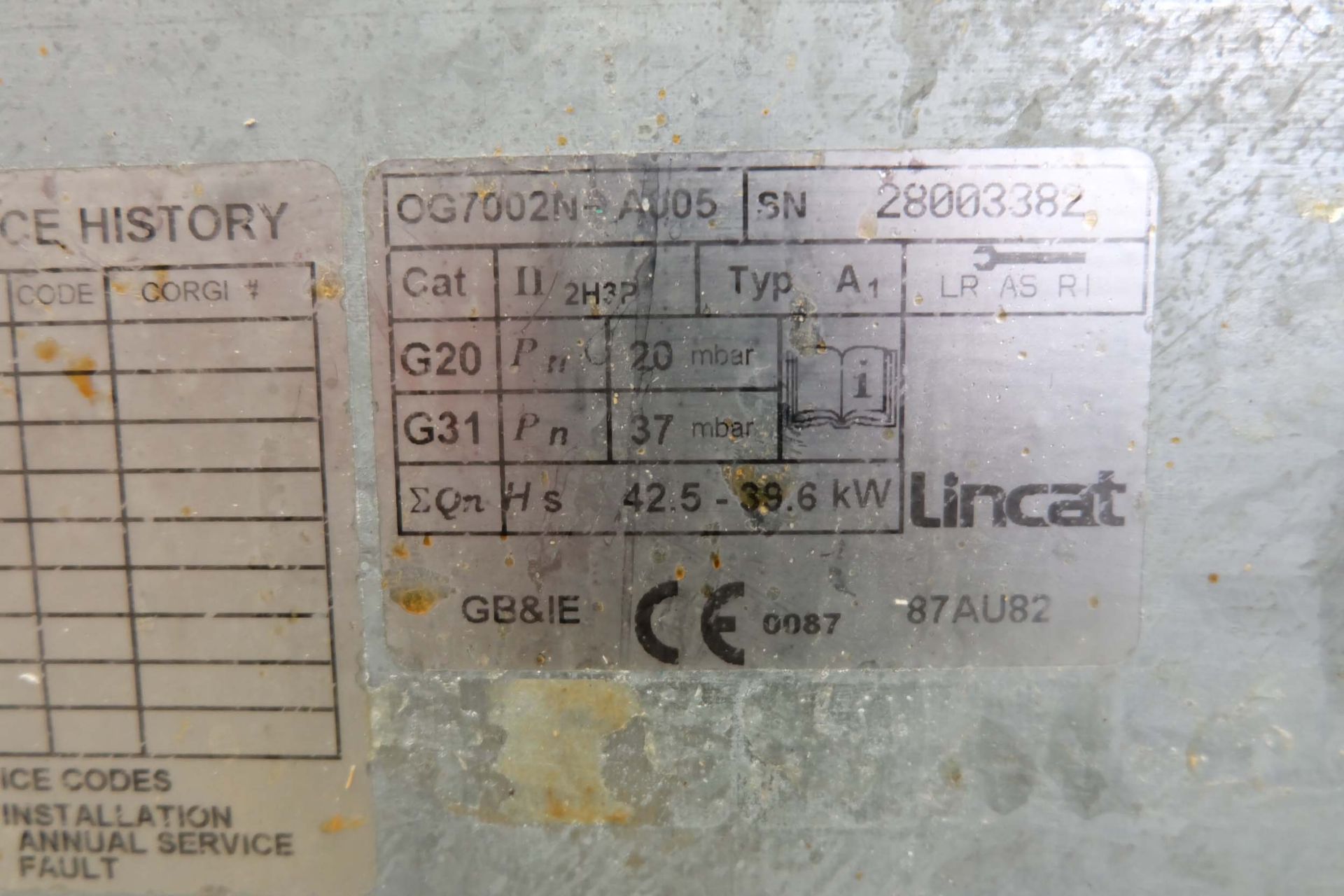 Lincat 6 Ring Gas Cooker. 2 Adjustable Shelves. Internal Size 700mm x 540mm x 400mm High. External S - Image 5 of 5