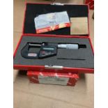 Model 756FL-1 Electronic Disc-Type Micrometer Imperial/metric. Friction Thimble. SPC Output. Resolut