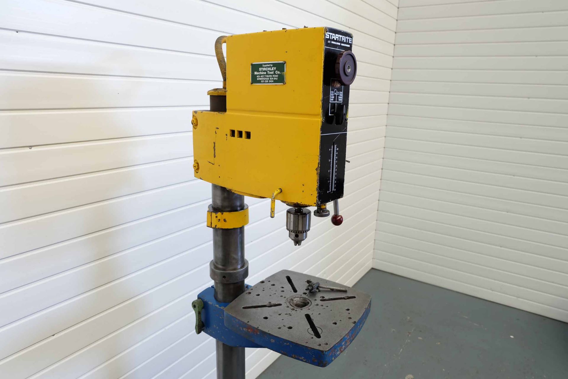 Startrite EFI Pillar Drill. Spindle Taper No.3 Morse. Spindle Speeds 125 - 2800rpm. Drilling Chuck C - Image 8 of 9