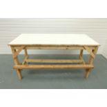 Timber Work Bench. Size 68" x 30"