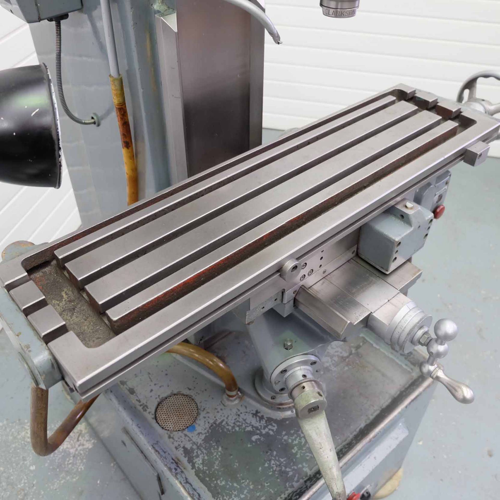 Harrison Vertical Milling Machine With Swivelling Head. Table Size 775mm x 200mm. Longitudinal Trave - Image 7 of 18