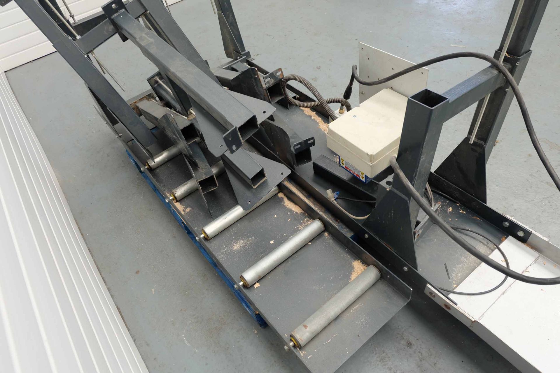Tiger Stop Type TSL Automated Bar Feeder. Rack Length 14 Meters. With 22 Meters of Roller Conveyor. - Image 7 of 23