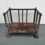 Steel Stillage. Approx. Size 40" x 30". Height 36".