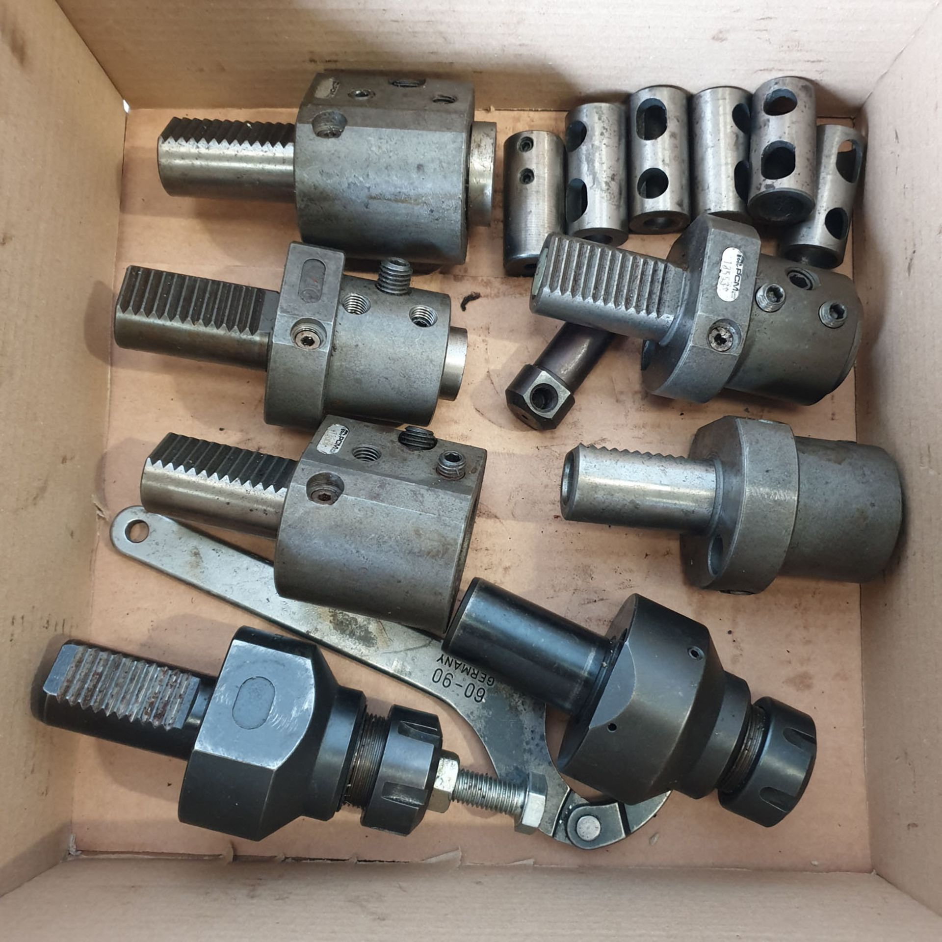 PCM & Zurn VDI 30 Lathe Tools. 5 x PCM Straight Shank Holders. 2 x Zurn Collect Chucks.