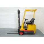 Fiat Model E10 ETI Electric Fork Lift Truck. Lifting Capacity 1000kg. Max Lifting Height 3000mm. Wit