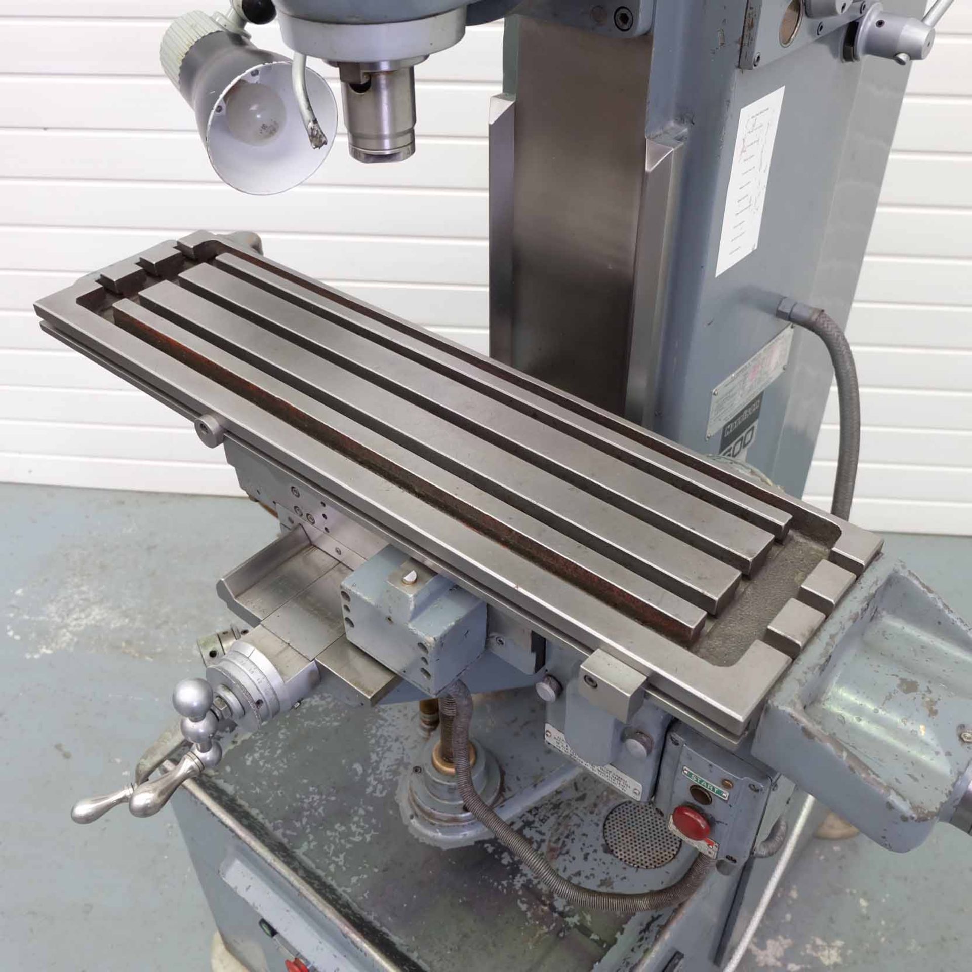 Harrison Vertical Milling Machine With Swivelling Head. Table Size 775mm x 200mm. Longitudinal Trave - Image 8 of 18