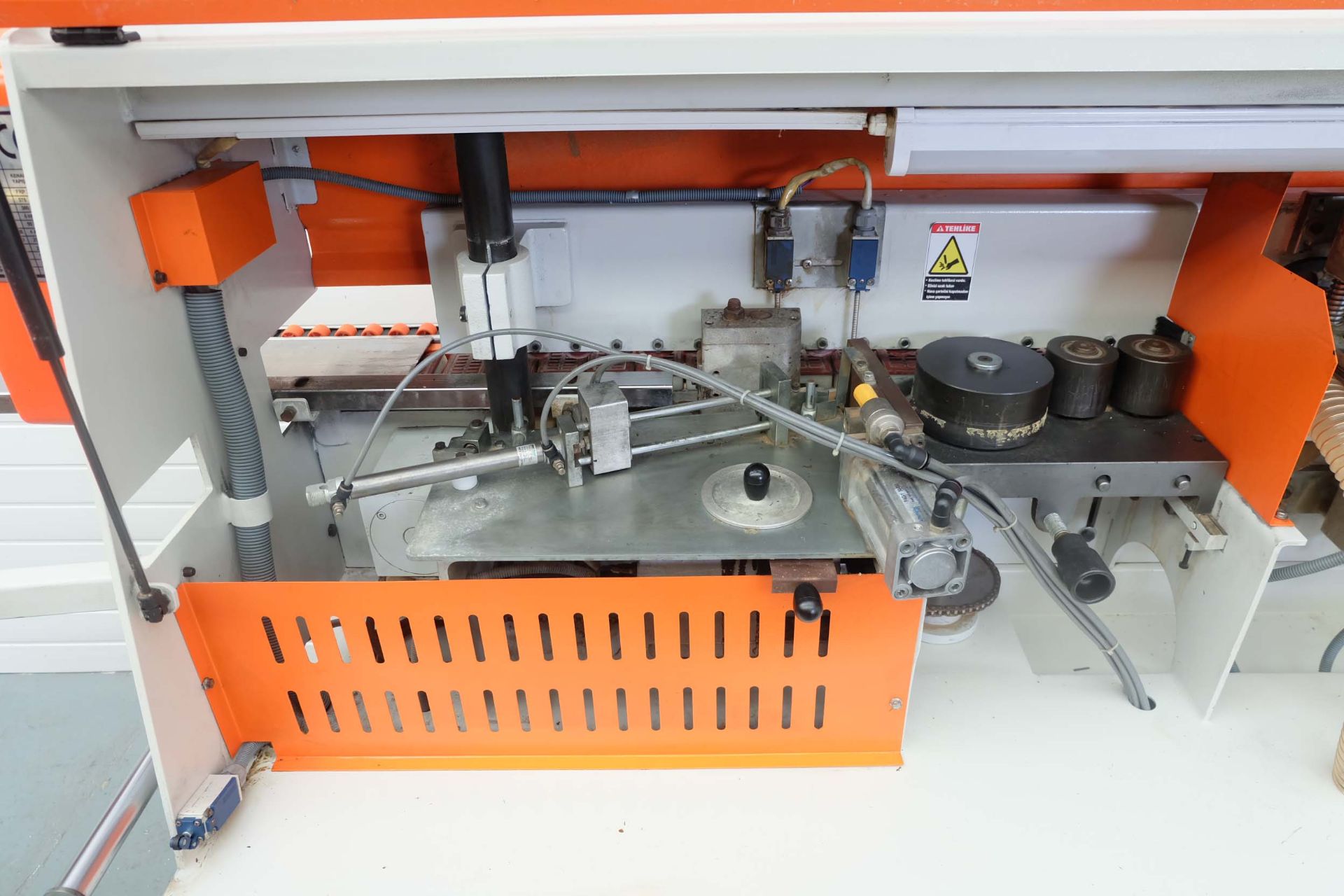 FRP 285 Kenar Yapistirma Edge banding Machine. Feed Speed 14m/min. Edge Max Thickness 3mm. Glue Heat - Image 13 of 16