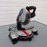 Draper Model MS250 Compound Mitre Saw. Maximum Cutting Capacity 70 x 142mm. Single Phase, 230V, 1800