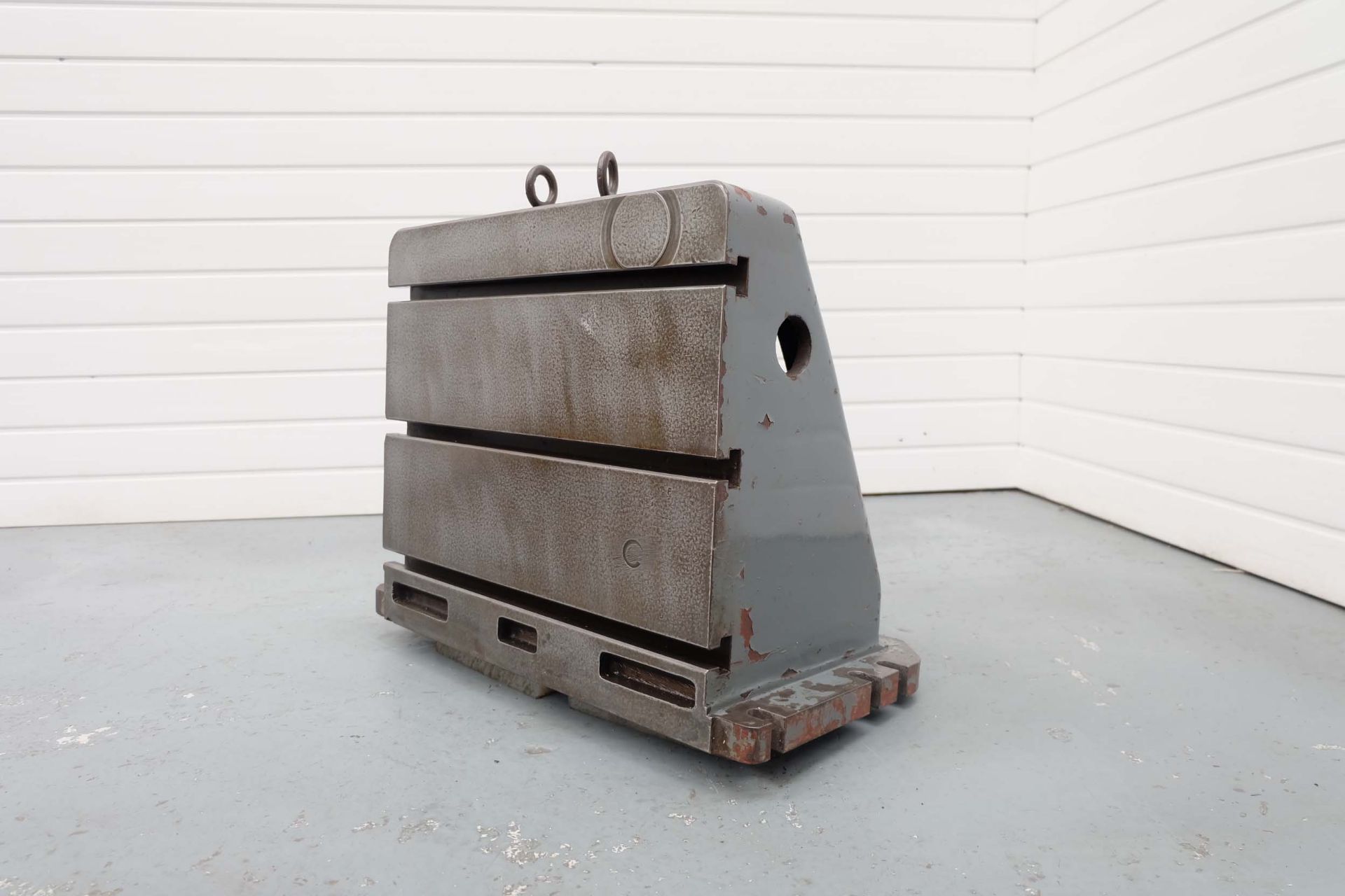 Tee Slotted Cast Iron Machine Angle Pate. Size 20" x 18" x 13".