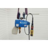 ABUS Type GM3 Electric Chain Hoist. 2 Speed With Pendant Control. Capacity 500kg. Year 1997.