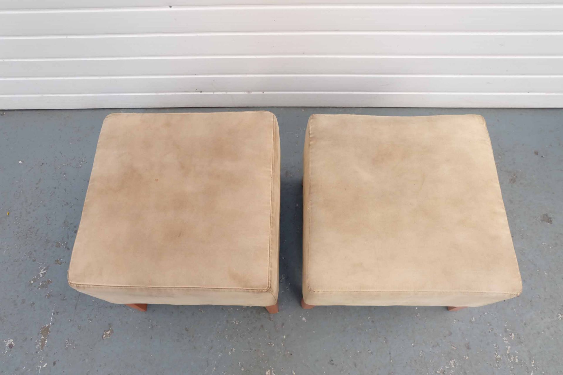 Pair of Occasional Use Art Deco Tub Style Chair Footstools. - Image 3 of 3