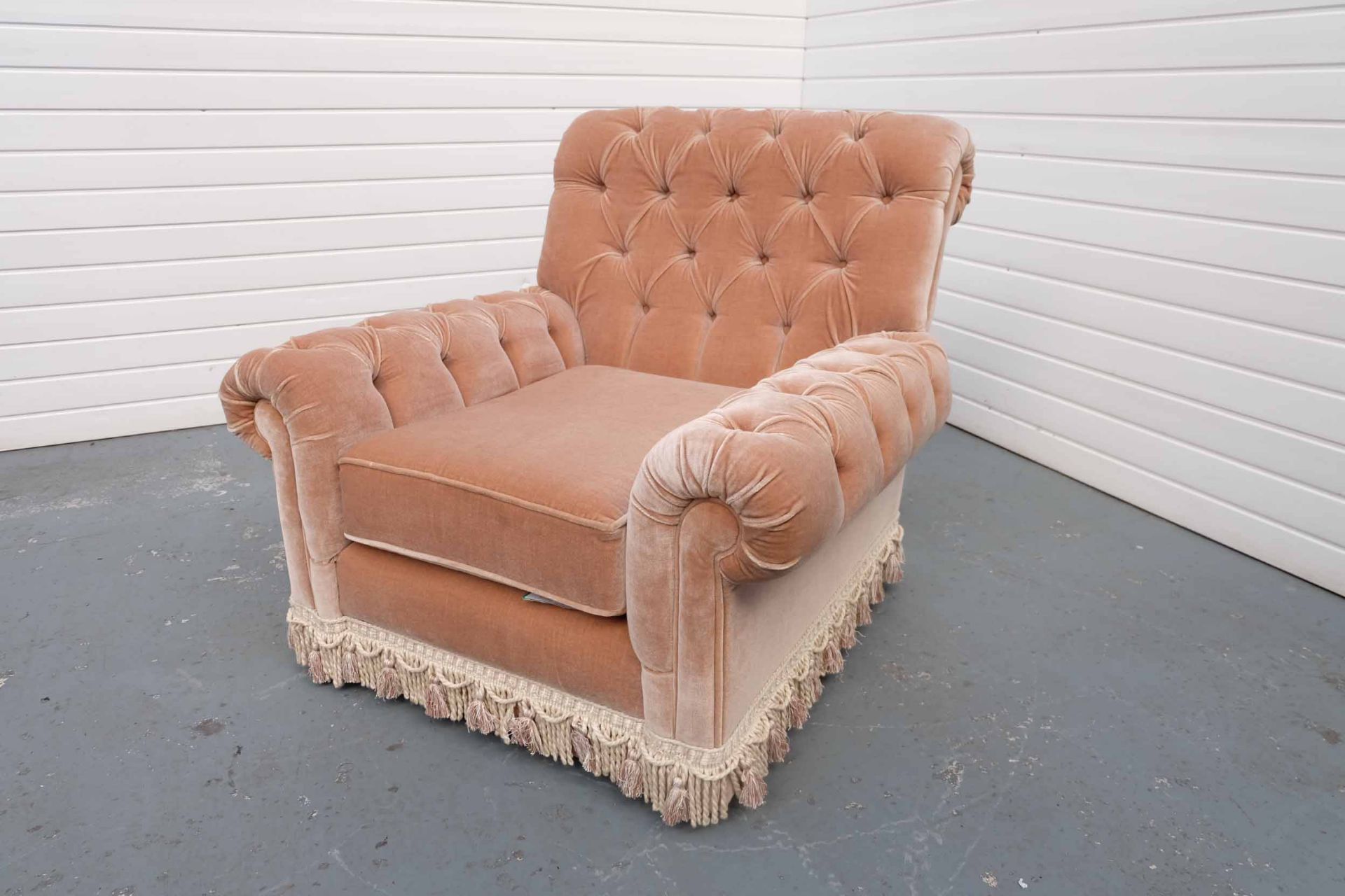 Chesterfield Chair. With Tassel Trim.