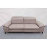 ROM 2 Seater Sofa. Fully Electric Reclining Seat. Manual Headrest.