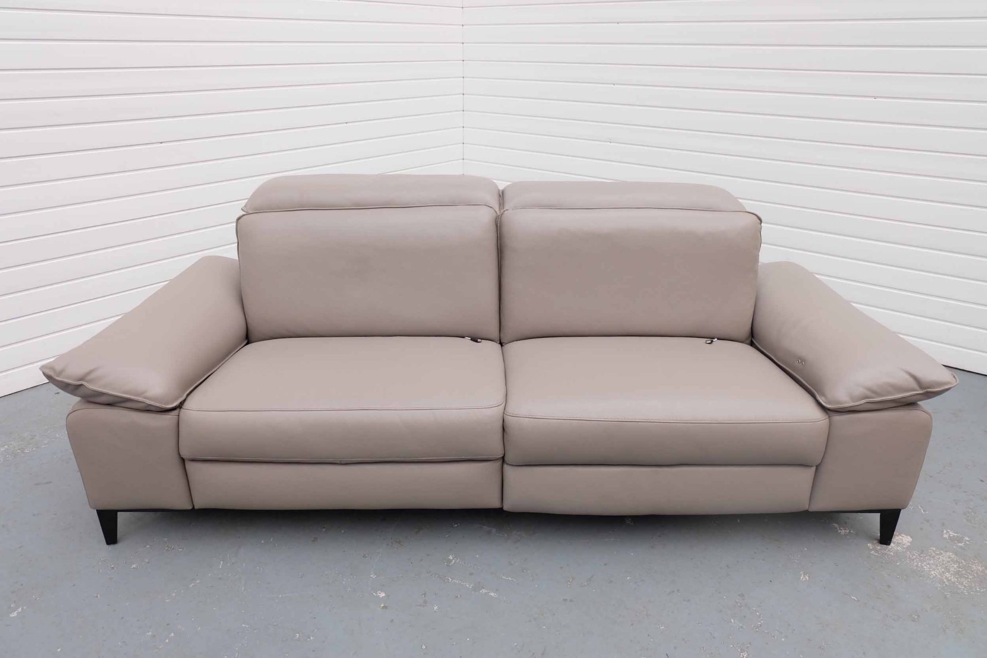 ROM 2 Seater Sofa. Fully Electric Reclining Seat. Manual Headrest.