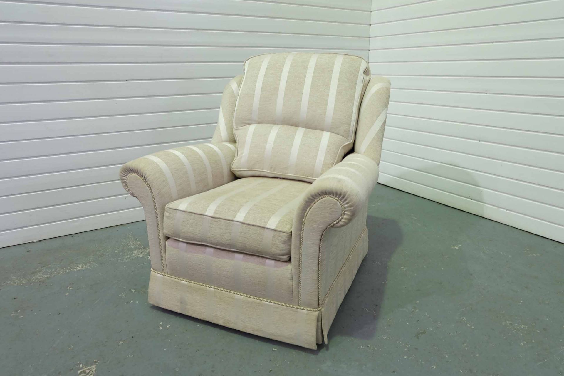 Steed Upholstery 'Hamilton' Range Fully Handmade Chair. With Valance.