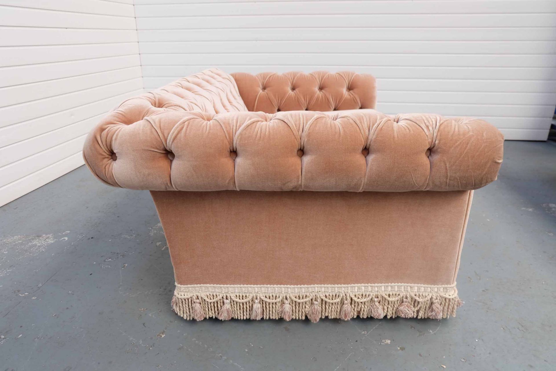 Chesterfield 2 Seater Sofa. With Tassel Trim. - Image 4 of 4
