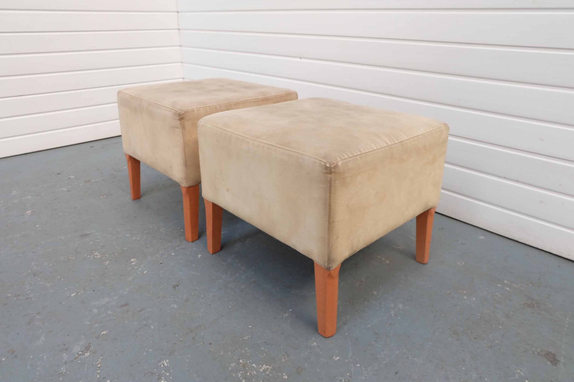 Pair of Occasional Use Art Deco Tub Style Chair Footstools. - Image 2 of 3