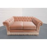 Chesterfield 2 Seater Sofa. With Tassel Trim.