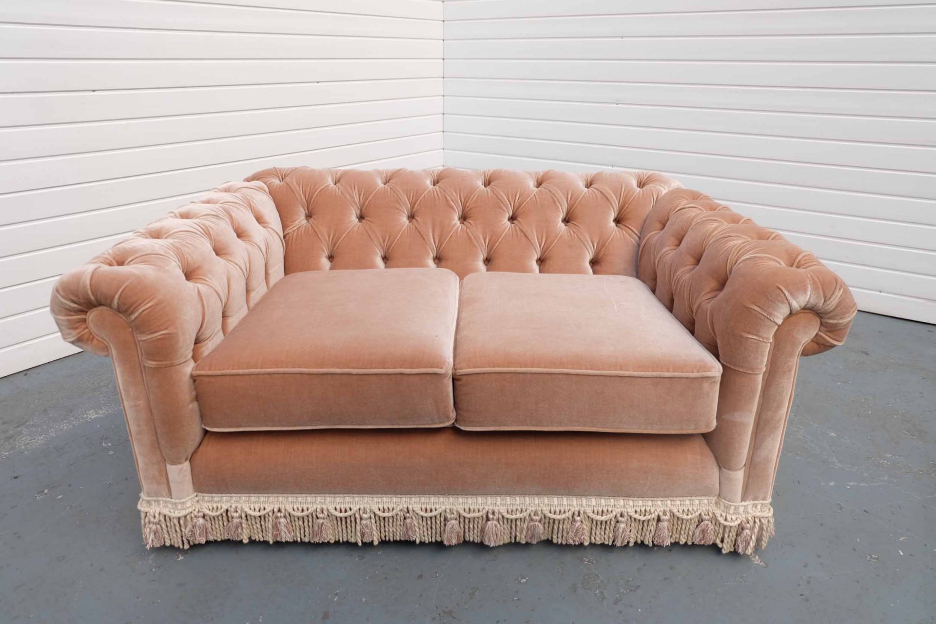 Chesterfield 2 Seater Sofa. With Tassel Trim.