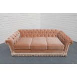 Chesterfield 3 Seater Sofa. With Tassel Trim.