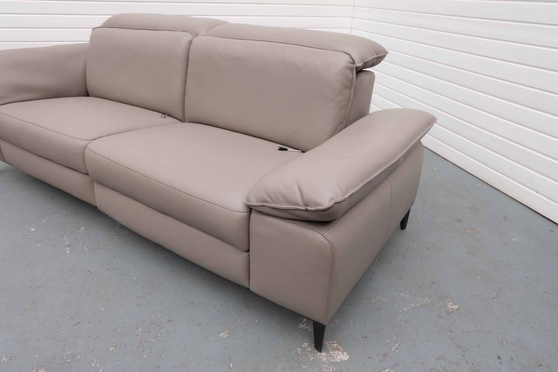 ROM 2 Seater Sofa. Fully Electric Reclining Seat. Manual Headrest. - Image 4 of 10