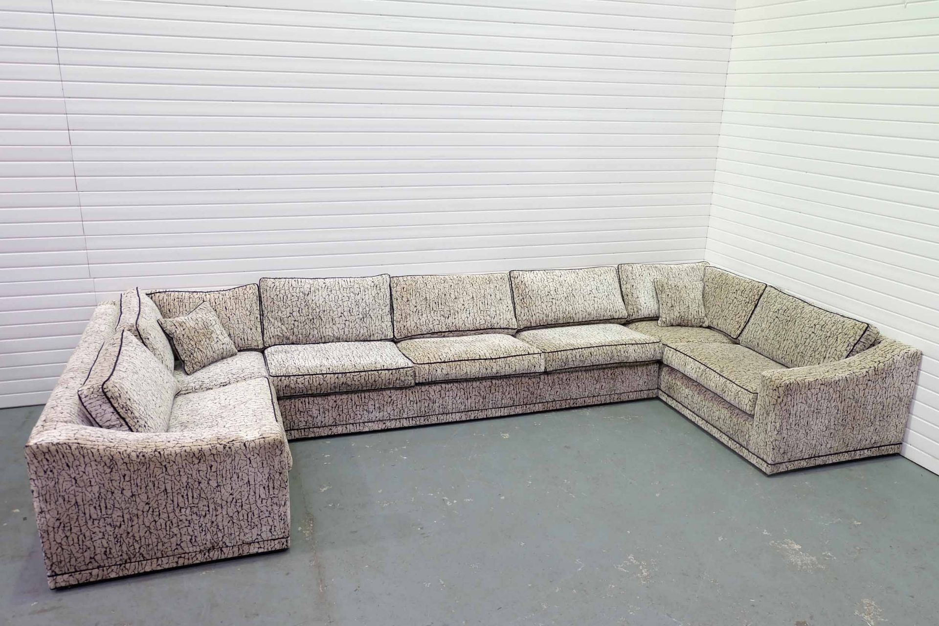 Gascoigne '5th Avenue' Range Sofa. Size 5m x 2.2m.