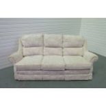 Vale Bridgecraft 'Langfield' Collection Handmade 3 Seater Sofa. With Valance.