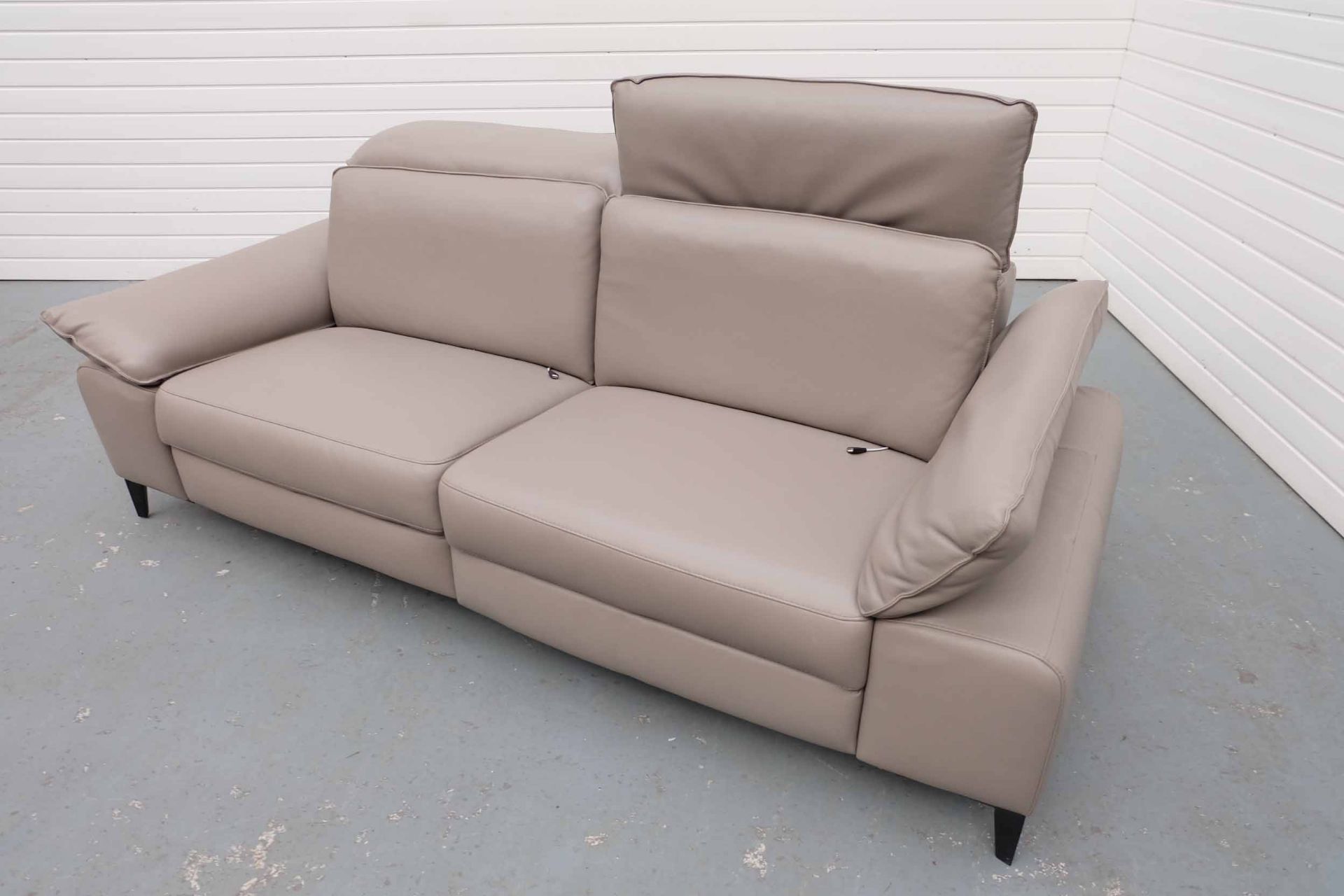 ROM 2 Seater Sofa. Fully Electric Reclining Seat. Manual Headrest. - Image 5 of 10