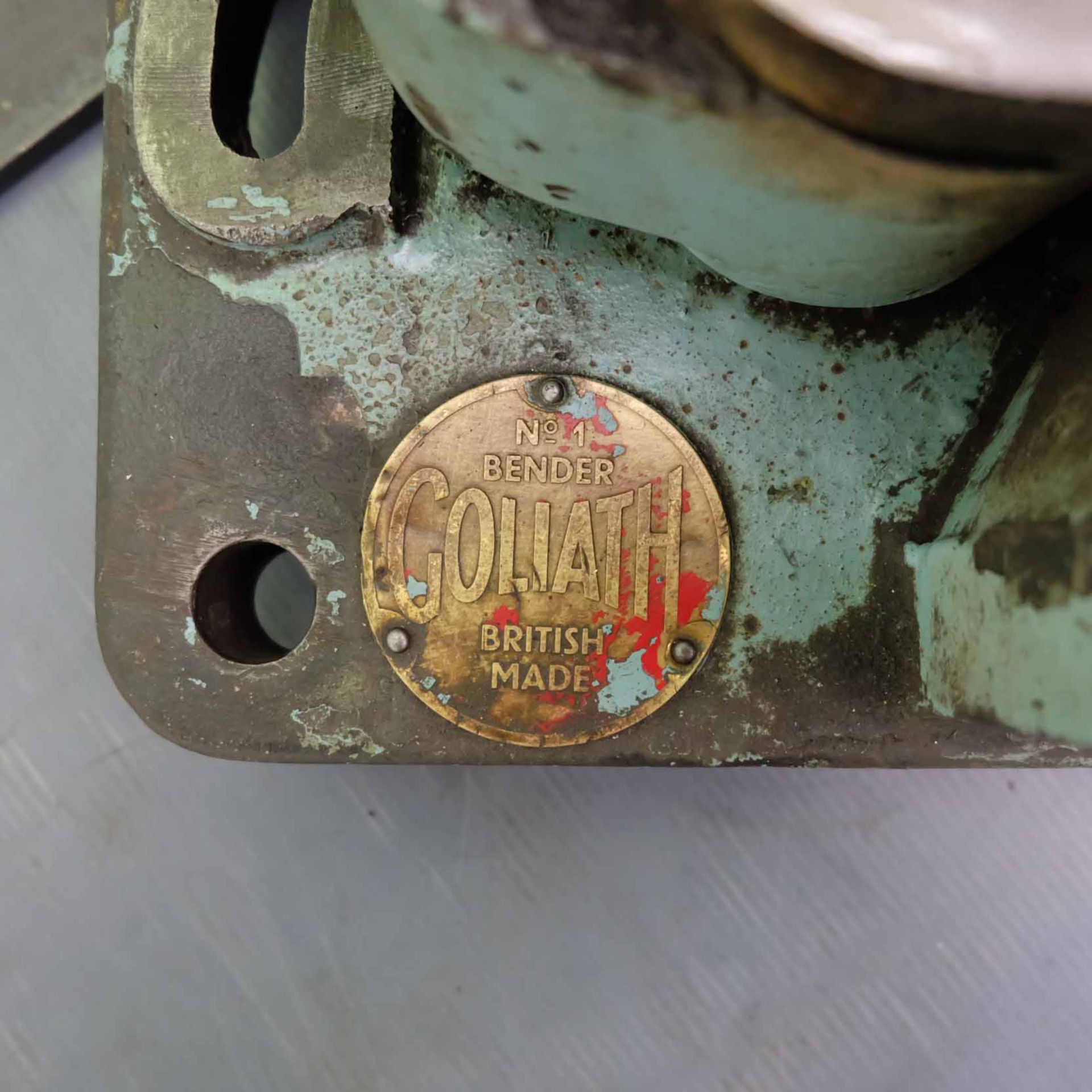 Goliath No1 Bender Miracle Bender. 3 1/2" Jaws. 2 3/4" Block. - Image 5 of 6