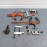 Quantity of Clamps. Various Types & Sizes.