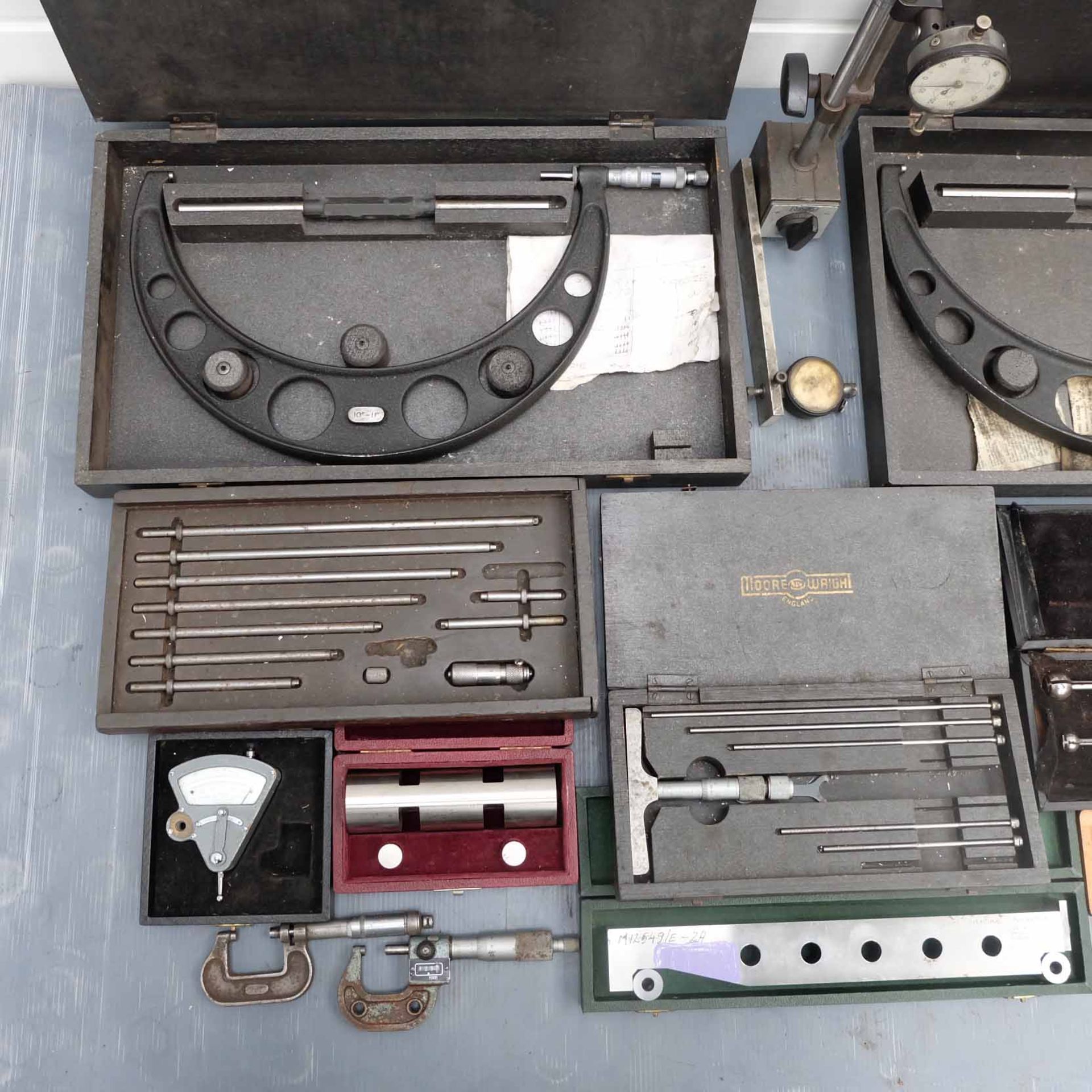 Quantity of Measuring Equipment. Including Micrometers & Sine Bars. - Image 2 of 3
