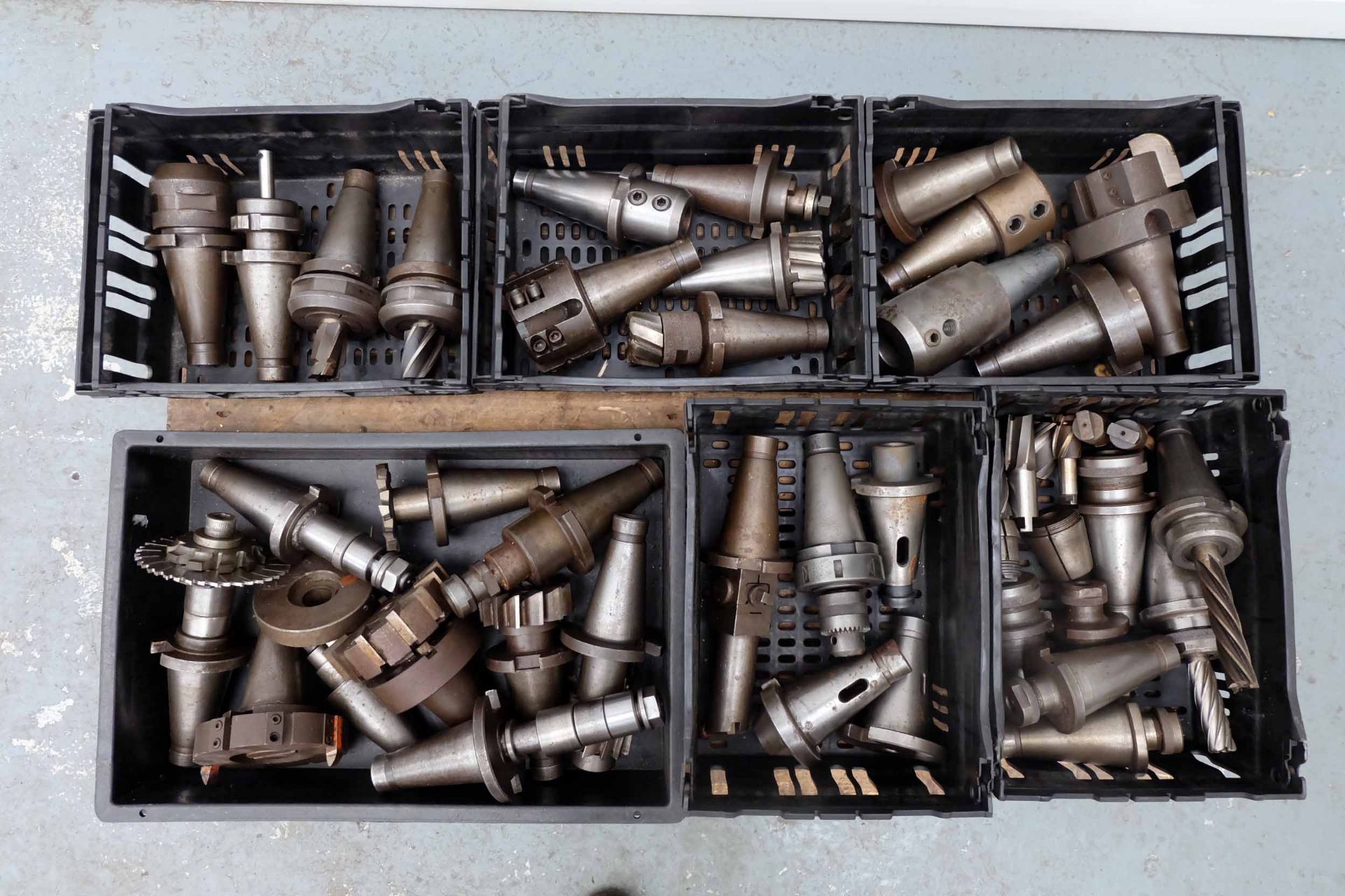 Quantity of 50 International Taper Spindle Tooling.