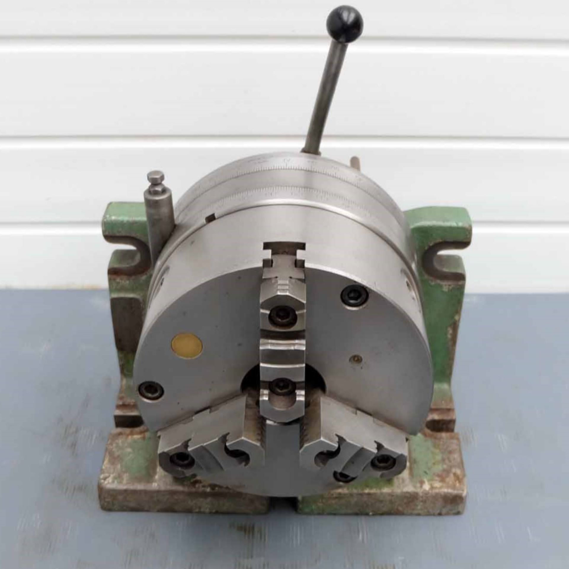 Horizontal / Vertical Indexing Head. With Bison 200mm Diameter 3 Jaw Chuck. - Image 2 of 6