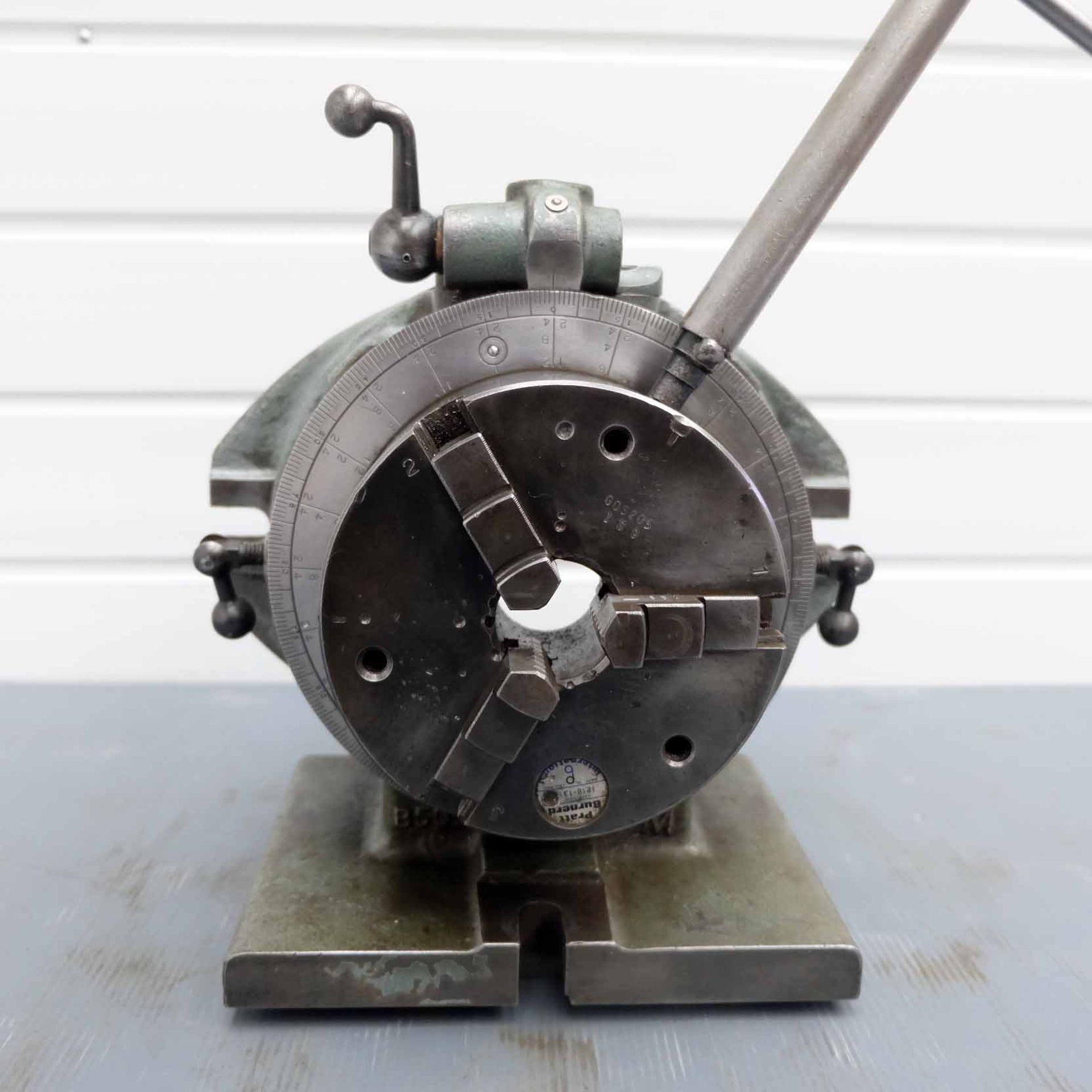 Marlco Horizontal / Vertical Indexing Head. With 5 1/4" 3 Jaw Chuck. - Image 4 of 7