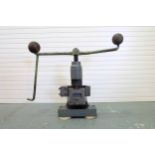 Norton GP Fly Press. Throa Depth 6". Daylight 7". Table Size 22" x 6 1/2".