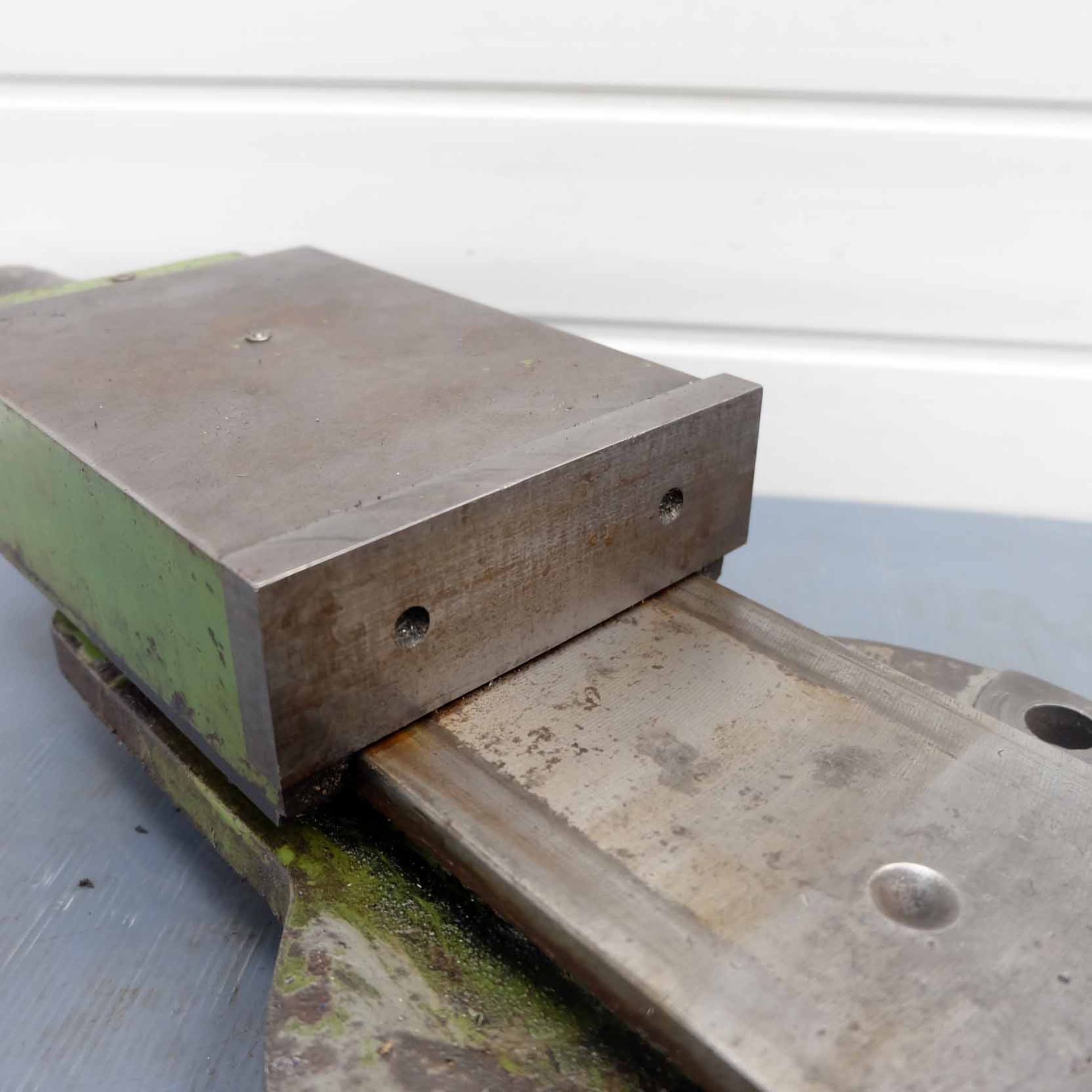 6" Machine Vice. Jaw Width 6". Jaw Height 2". Max Opening 6 3/16. Overall Height 3 3/4". - Image 6 of 7