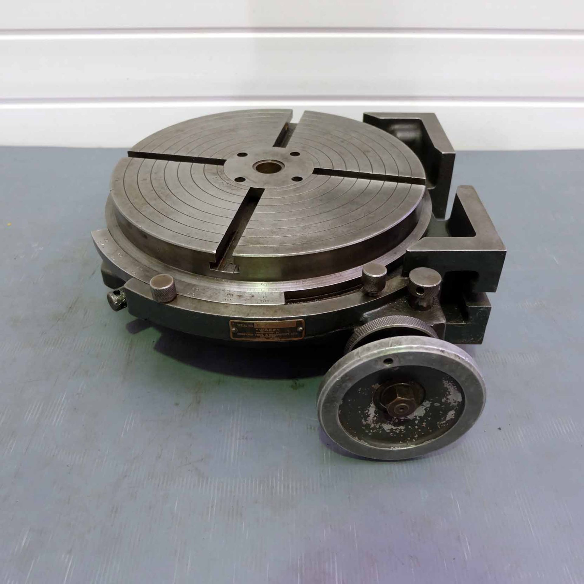 WAEF 12" Diameter Rotary Table. Horizontal & Vertical.