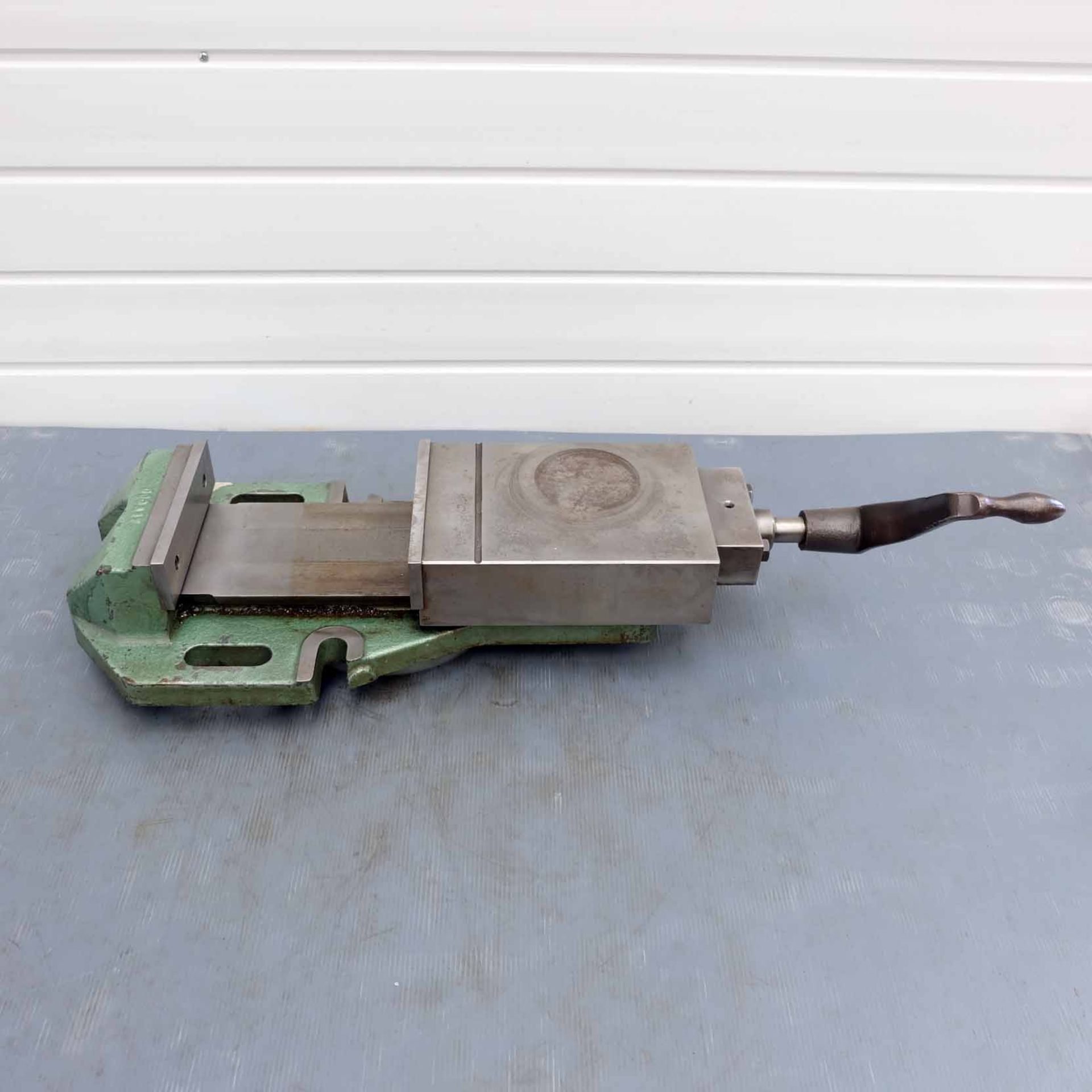 6" Machine Vice. Jaw Width 6". Jaw Height 1 7/8". Max Opening 6 3/4". Overall Height 3 3/4".