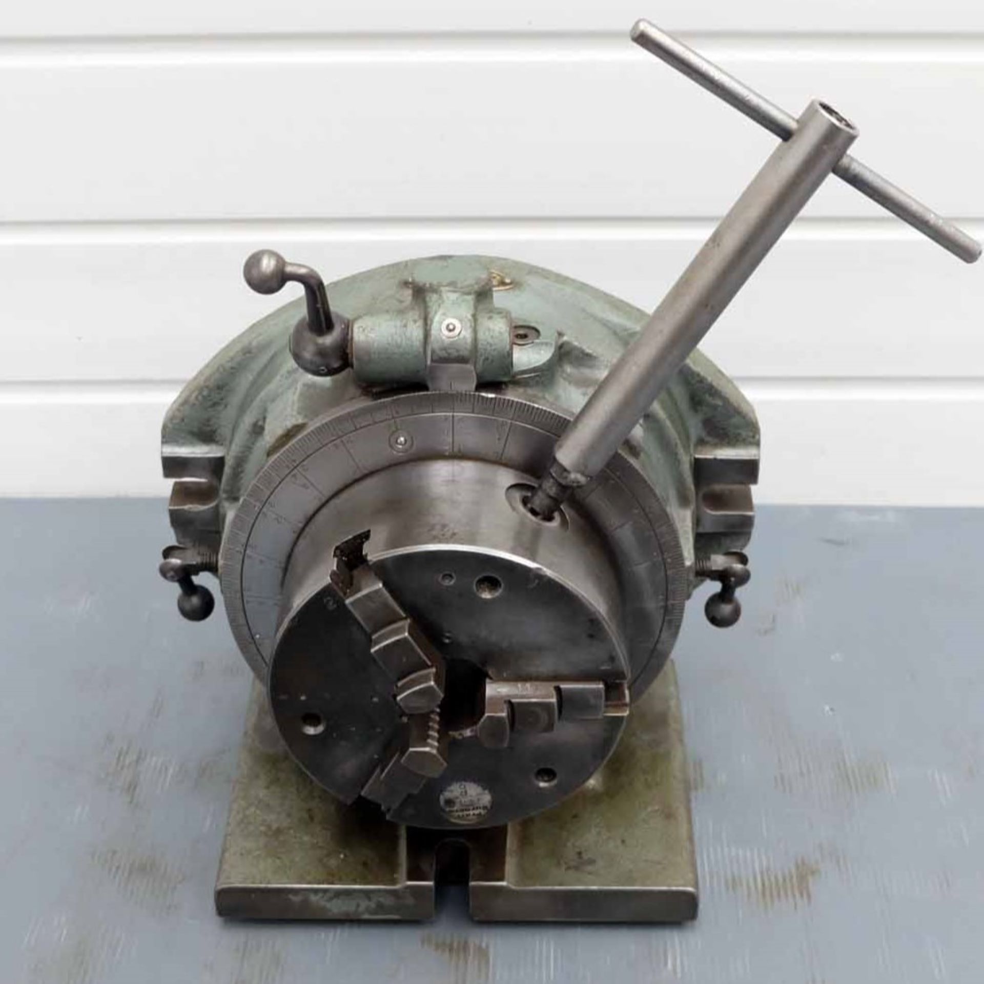 Marlco Horizontal / Vertical Indexing Head. With 5 1/4" 3 Jaw Chuck. - Image 2 of 7