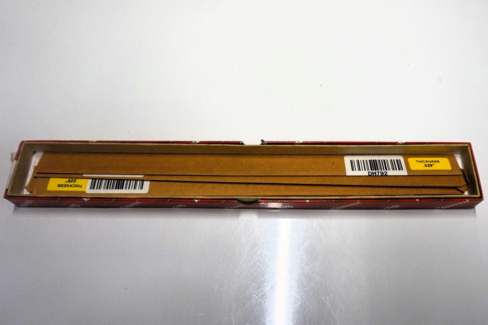 Model No. 667-29 Thickness Gage or Feeler Stock. .029" Thick. 12" Length.