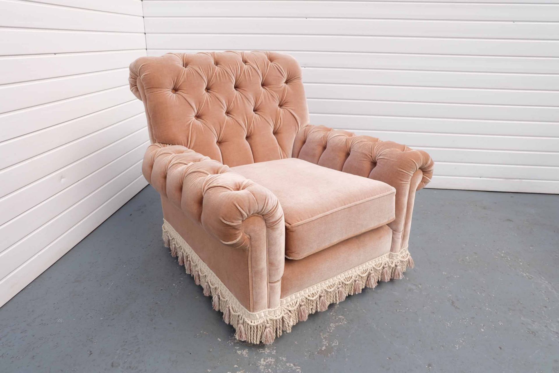 Chesterfield Chair. With Tassel Trim.