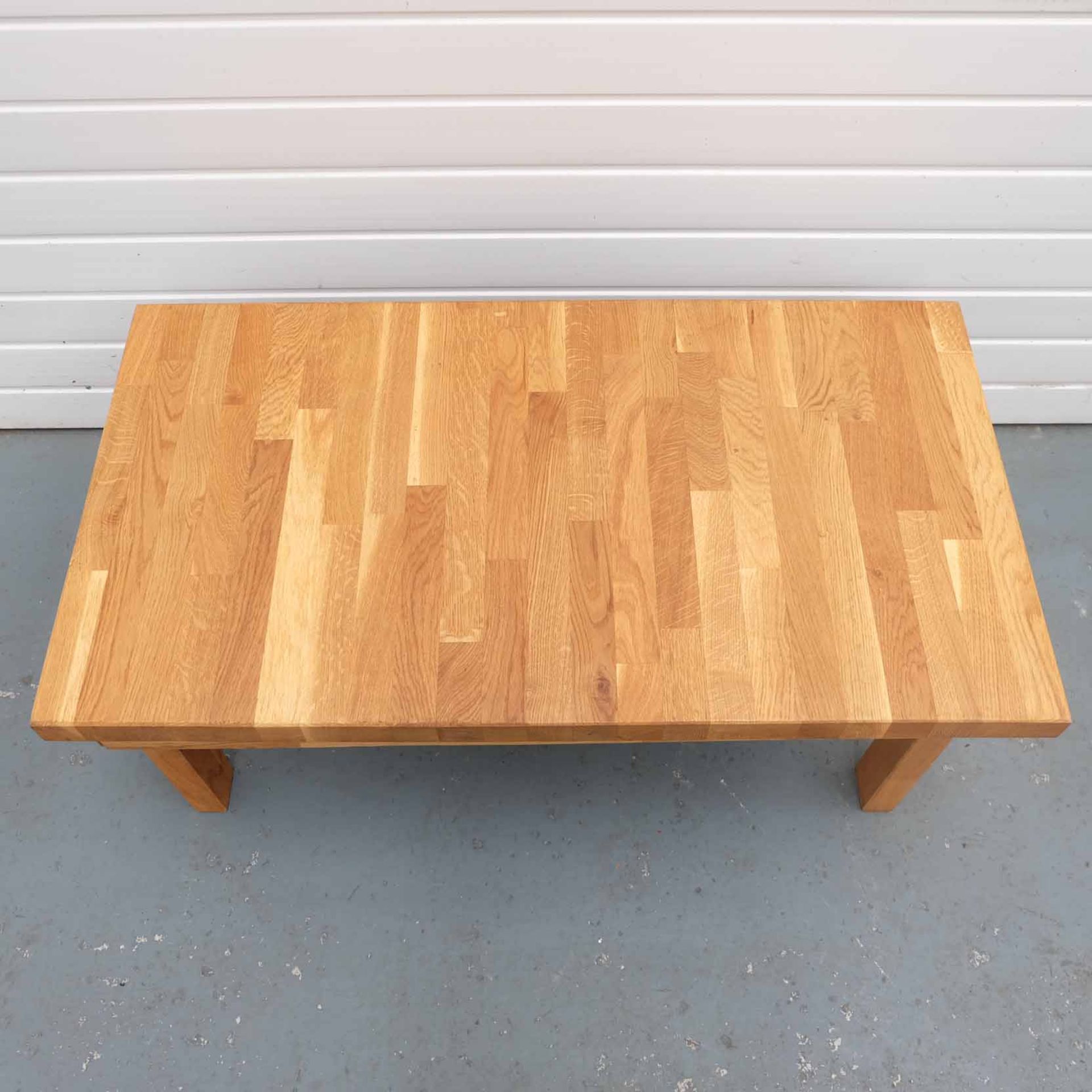 Solid Oak Coffee Table. - Image 3 of 3