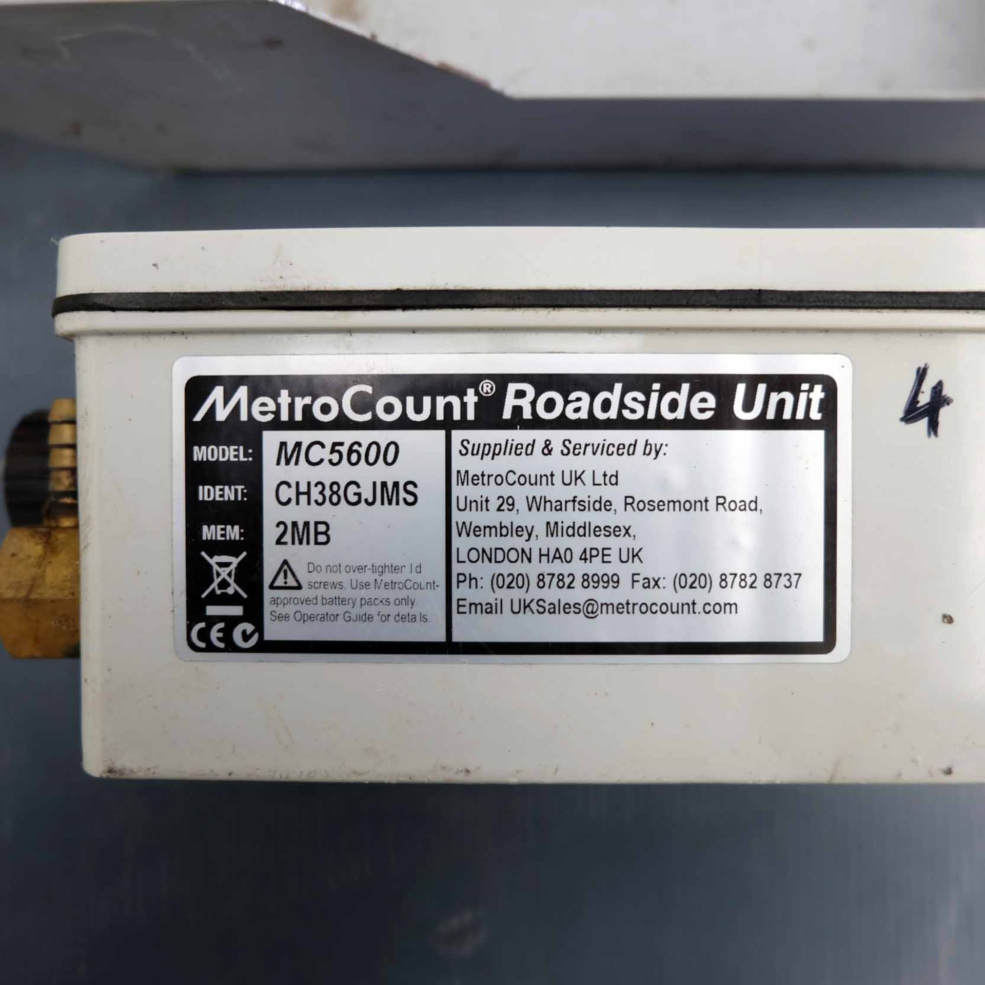 Metro Count Model MC5600 Vehicle Classifier System. With 4 x Tubes. - Image 4 of 5