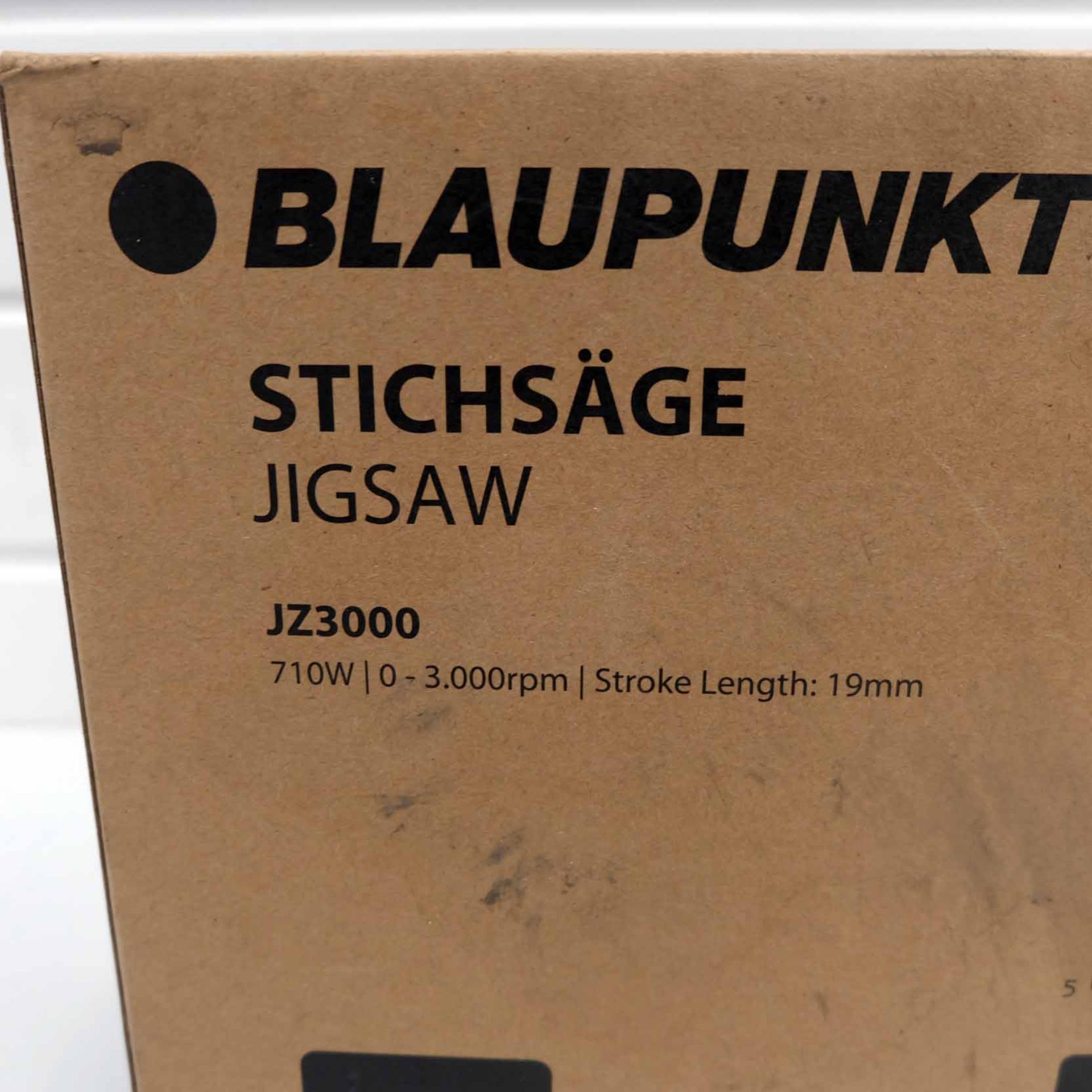 Blaupunkt STITAGE Jigsaw. Model JZ3000. 710W. 0-3000rpm. Stroke Length 19mm. - Image 8 of 10