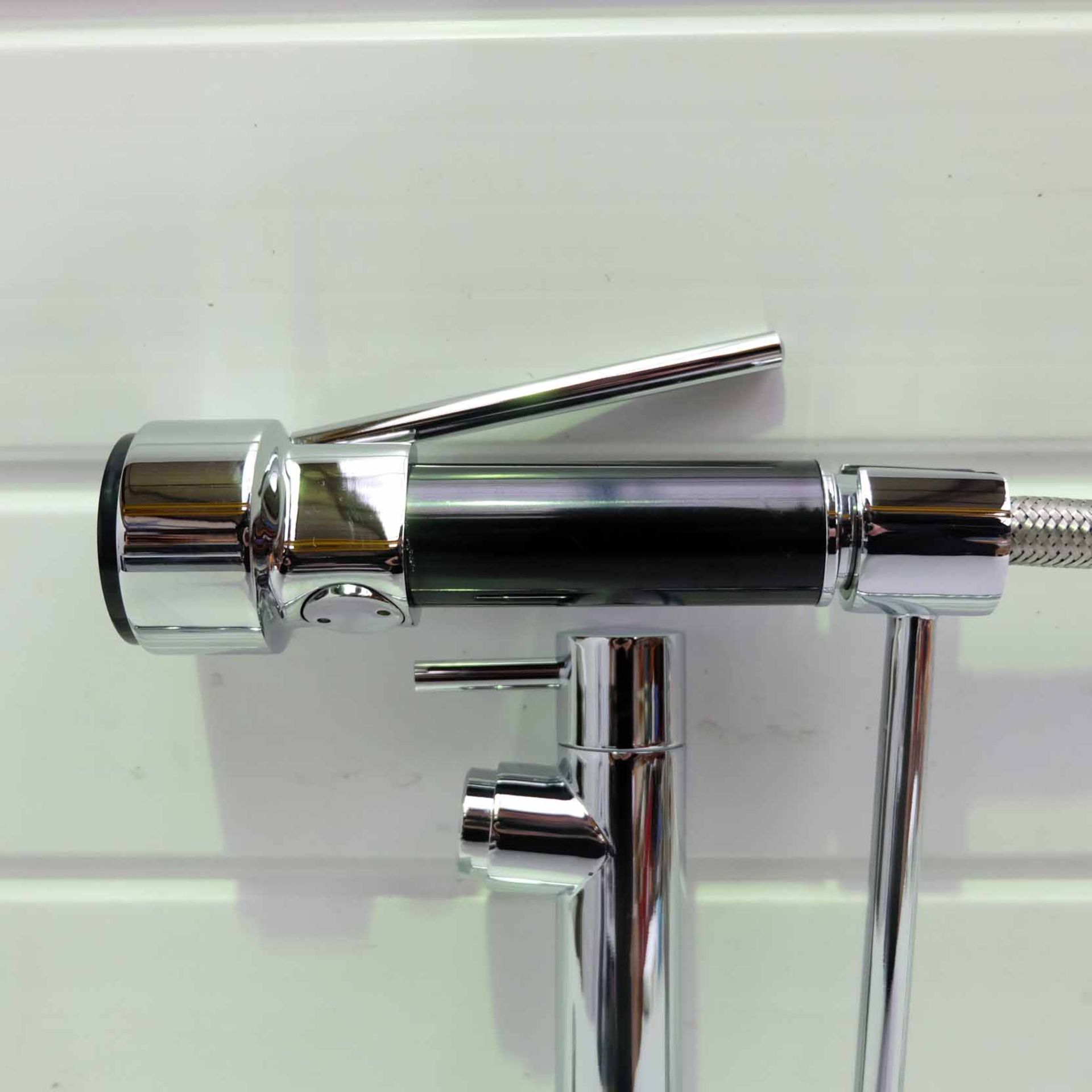 Chrome Tall Side Kitchen Tap Rinser & Pan Fill. Model KC311T. - Image 6 of 13