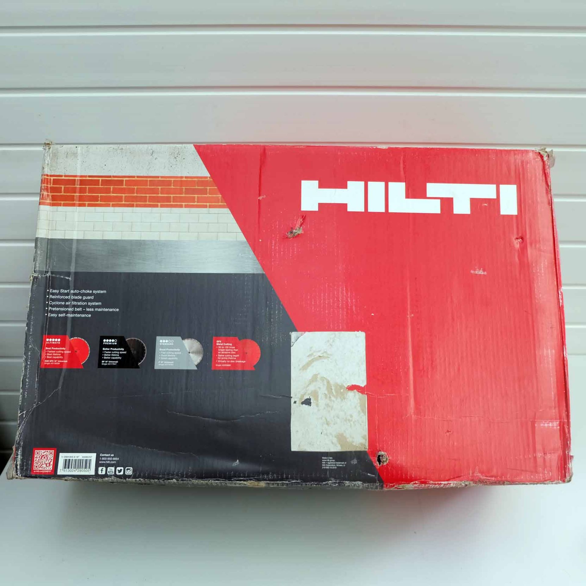 Hilti Hand Held Gas Saw. Model DSH 900-X 16". Complete With SP-16"x1" Blade. Easy Start Auto-Choke S - Image 22 of 25