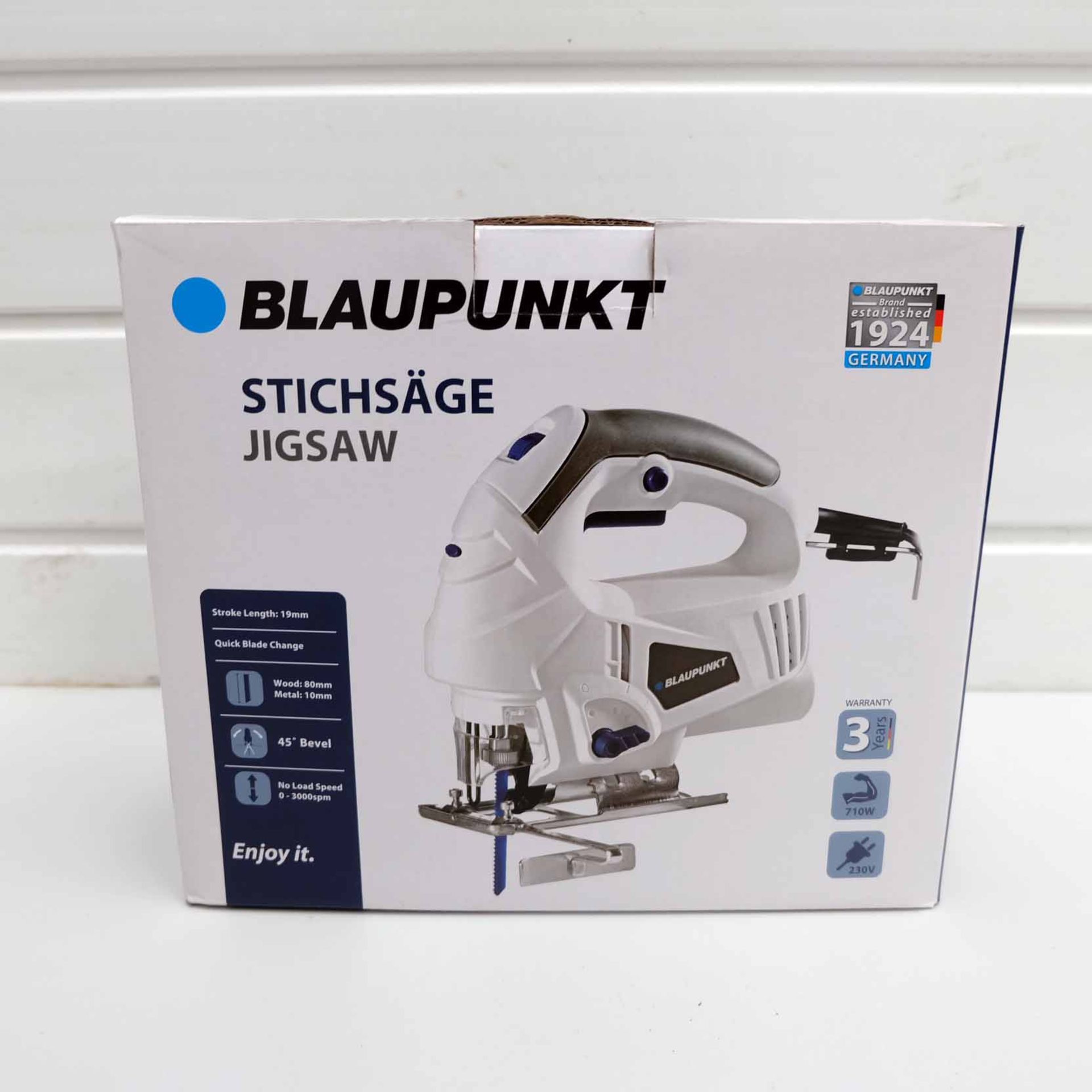 Blaupunkt STITAGE Jigsaw. Model JZ3000. 710W. 0-3000rpm. Stroke Length 19mm. - Image 6 of 9