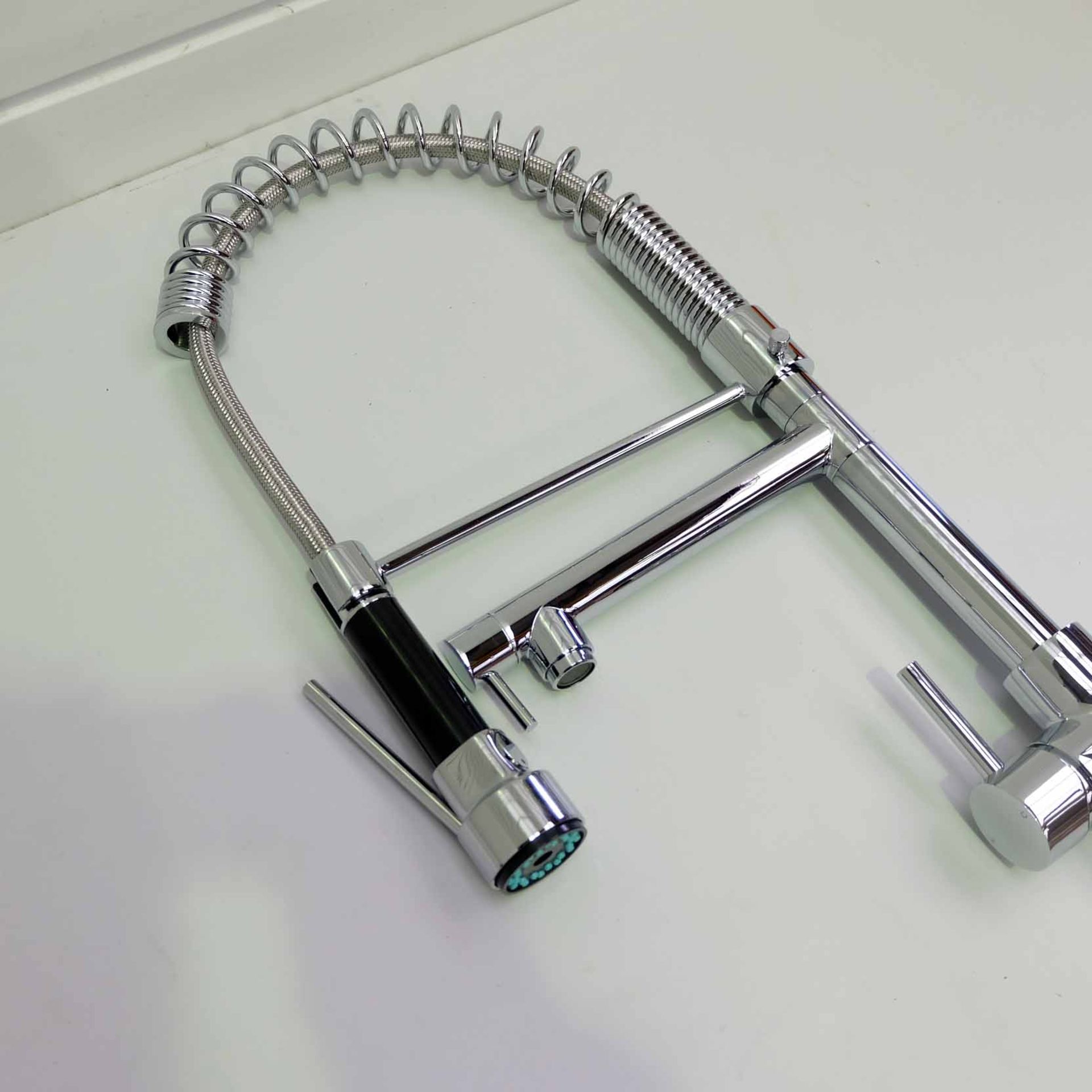 Chrome Tall Side Kitchen Tap Rinser & Pan Fill. Model KC311T. - Image 2 of 13